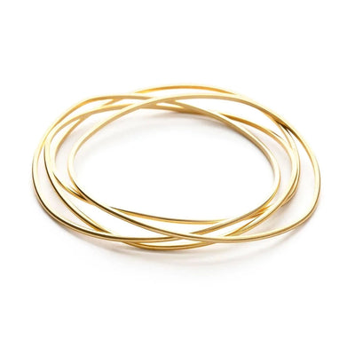 bangle bracelets in gold
