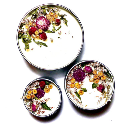 wildflower candle