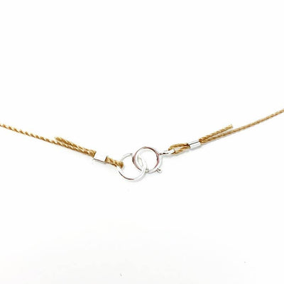 clasp of rose quartz faceted heart necklace