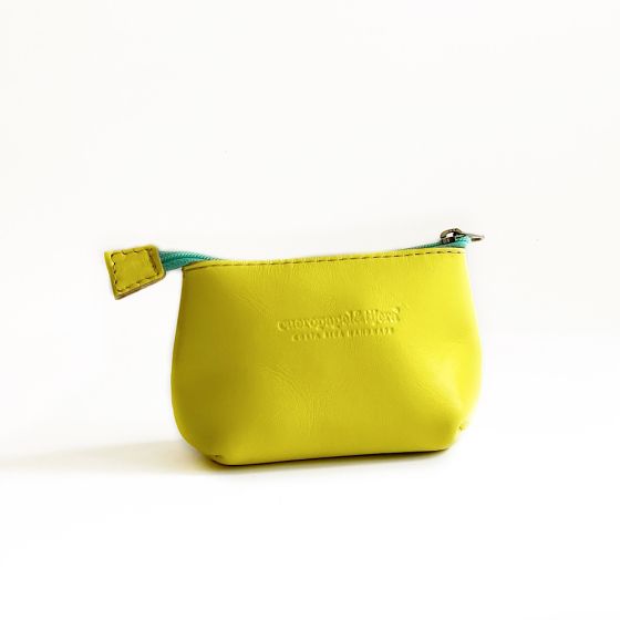 Leather Coin Pouch by cueropapelytijera - Morpho Market Yellow