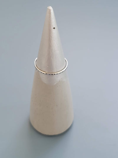 Silver dipped ring cone