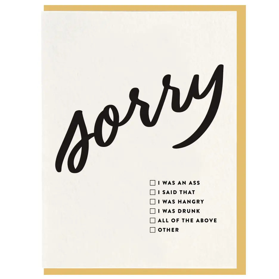 Apology Cards - Morpho Market