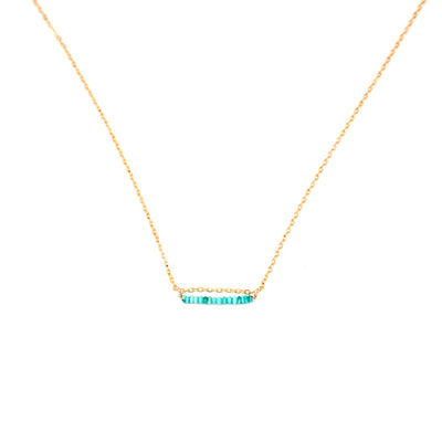 Tiny turquoise necklace