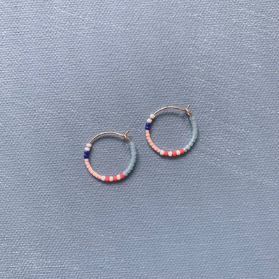 little color loop earrings