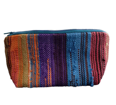 hand-woven makeup bag