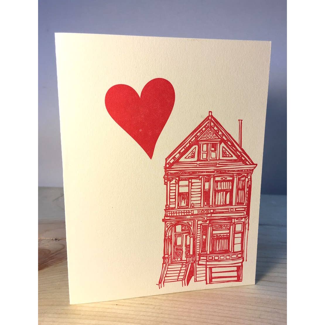 House with Heart Card