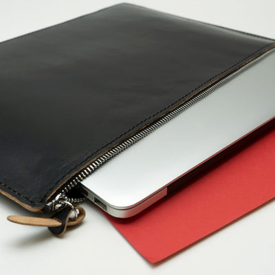 Geometrical Period Leather Laptop Portfolio Case Back Cover